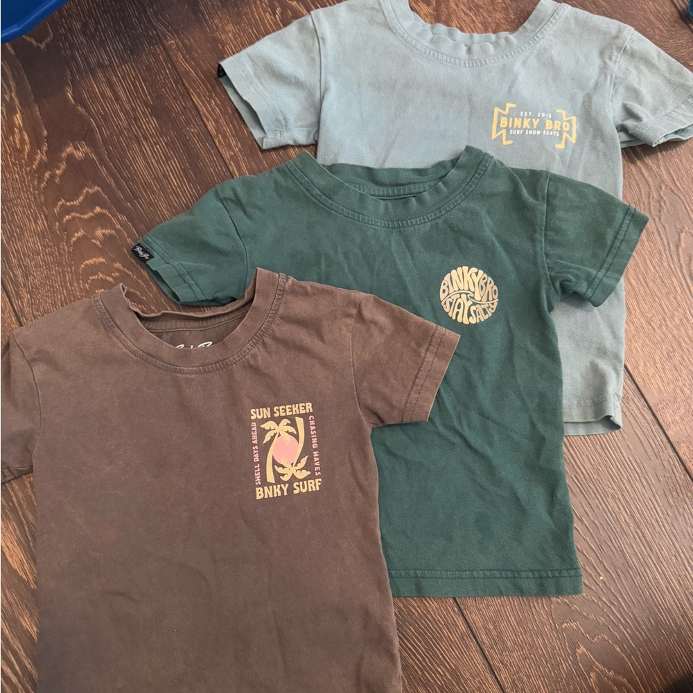 3 Binkybro toddler shirts